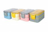 2-divisional lunch box set*
ASSORTED COLOURS