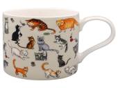 Cats boxed fine china mug*