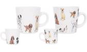 Dogs design loose china mug*
