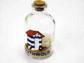 SOUTHWOLD glass bottle, H7.5cm