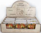 Lucky gold elephant, 8x5cm (12x display) - 4asstd