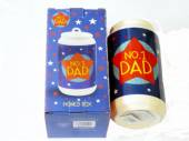  No 1 Dad resin can shaped money box, H15cm. 
26PCS ONLY IN STOCK...