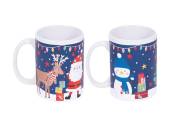 Christmas Santa/Snowman china mugs*