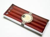 Pack 4, red 8" candles*