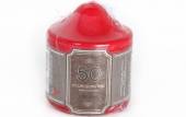 50hr red pillar candle (9x7cm)*