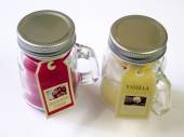 Mini scented candle jars, H9cm - 2asstd Mini scented candle jars, H9cm - 2asstd