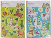 Llama wall stickers - 2asstd*
