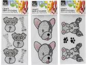 Gem dog stickers - 3asstd*
