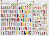 Puffy alphabet stickers - 3asstd*