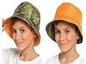 Reversible pixel printed bucket hat.  (3-6/7-10)