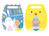 Easter colouring book with handle - 2asstd