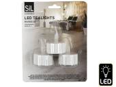 Pack 3, led tealights*
(USE EL365) Pack 3, led tealights*
(USE EL365)