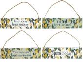 Wooden citrus plaque - 4asstd*
(26x5cm)