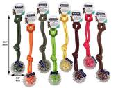Tug and scrub rope toy - 8/cols* Tug and scrub rope toy - 8/cols*