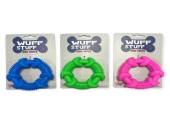 10.5cm textured chew ring dog toy - 3/cols* 10.5cm textured chew ring dog toy - 3/cols*