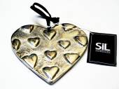 Metal heart H10cm*
