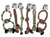 3 assorted heavy duty rope toys - 3/cols* 3 assorted heavy duty rope toys - 3/cols*