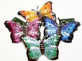 Metal butterfly wall dec (15x10cm) - 5asstd*