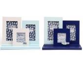 3pc sealife photo frames on tray - 2asstd.