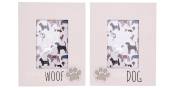 Pet dog wood photo frame (24x19cm) - 2asstd*