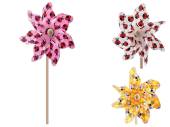 Ladybird and bee design windmill H46cm - 3asstd* Ladybird and bee design windmill H46cm - 3asstd*
