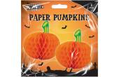 Pack 2, paper 3d pumkin decorations.