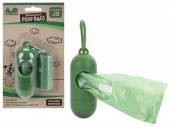 Degradable poop bags and dispenser set* Degradable poop bags and dispenser set*