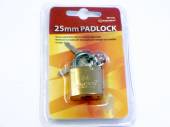 25mm padlock (3x keys)* 25mm padlock (3x keys)*