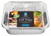 Pkt 5, 8" square foil dish*
(USE HW536)