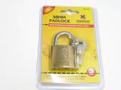 38mm padlock with 3x keys* 38mm padlock with 3x keys*
