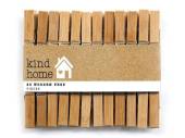 Pack 24, wooden pegs (bamboo)*