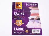 Large space saving vacuum bag*
(80x100cm)