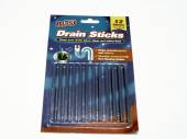Pack 12, drain sticks*