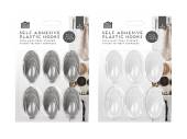 Pack 6, self adhesive plastic hooks (up to 1.5Kg)* Pack 6, self adhesive plastic hooks (up to 1.5Kg)*