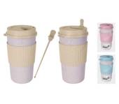 Eco travel mug and stirrer set - 3/cols 4 ONLY IN STOCK!! Eco travel mug and stirrer set - 3/cols 4 ONLY IN STOCK!!