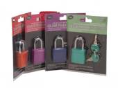32mm coloured weatherproof padlock - 4/cols* 32mm coloured weatherproof padlock - 4/cols*