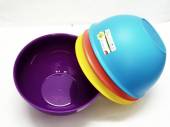 3ltr rnd mixing/salad bowl - 4/cols* 3ltr rnd mixing/salad bowl - 4/cols*