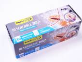 Pkt 30, resealable food/freezer bags* (170x210mm)