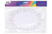Pack 20, white paper doilies (23cm dia)*