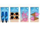 Pack 2, beach towel clips - 4asstd.
