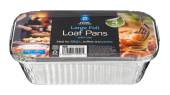 Pack 4, large foil loaf tins*
(245x140x75mm)