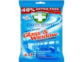 Pack 70, Green Shield glass & window wipes*