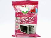 Pack 70, Green Shield Microwave & fridge wipes*