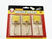 Pkt 3, wooden mouse traps*