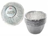 Pack 6, 1lb foil pudding cases*