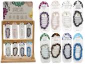 Gemstone chip bracelet - 8asstd.