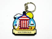 Rubber SOUTHWOLD key ring.