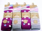 Ladies bamboo spot/stipe socks
(3pkt x4)