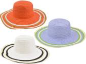 Ladies wide brim hat - 3/cols*