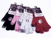 Ladies touch screen gloves (one size) - 4/cols.